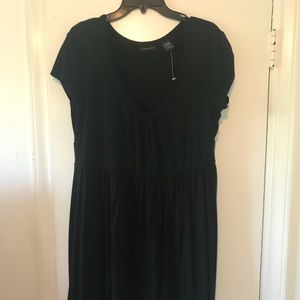 Black t-shirt dress